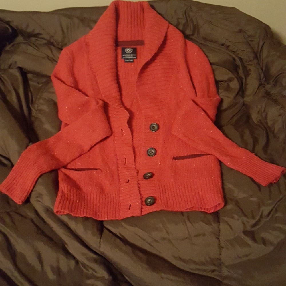 American Eagle Red Sweater
